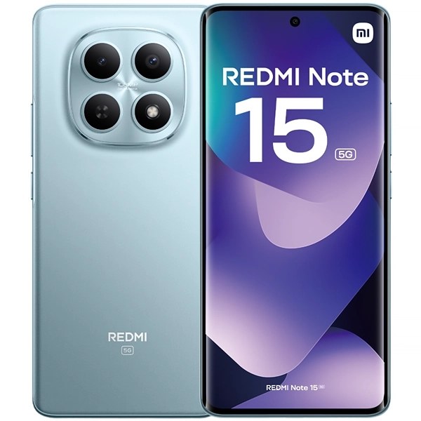 Celular Xiaomi Redmi Note 15 5G NFC Dual SIM 256GB 8GB RAM de 6.77" 108MP 20MP - Glacier Blue (Global)