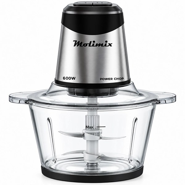 Procesador de Alimentos Molimix Power Chop MPA-600 3 Litros 220V ~ 50 60Hz - Negro Plata