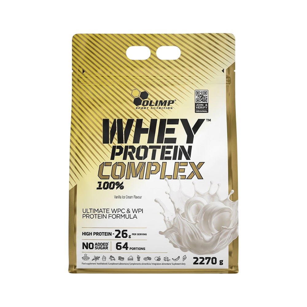 Suplemento Olimp Sport Nutrition Whey Protein Complex 100% Vanilla Ice Cream 2270 Gr