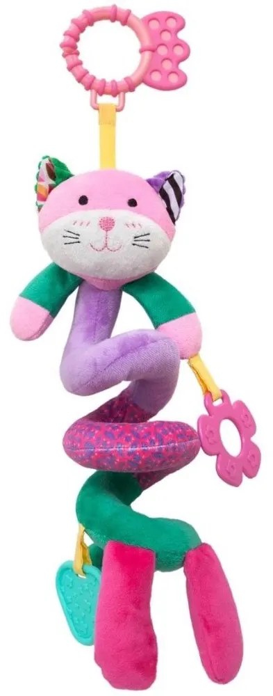 Gatito happy zoo mola con mordedor y sonajero Buba 09832