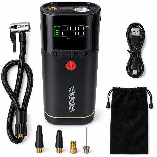 Compresor de Aire Satellite Wireless Air Pump A-MP82 - Negro