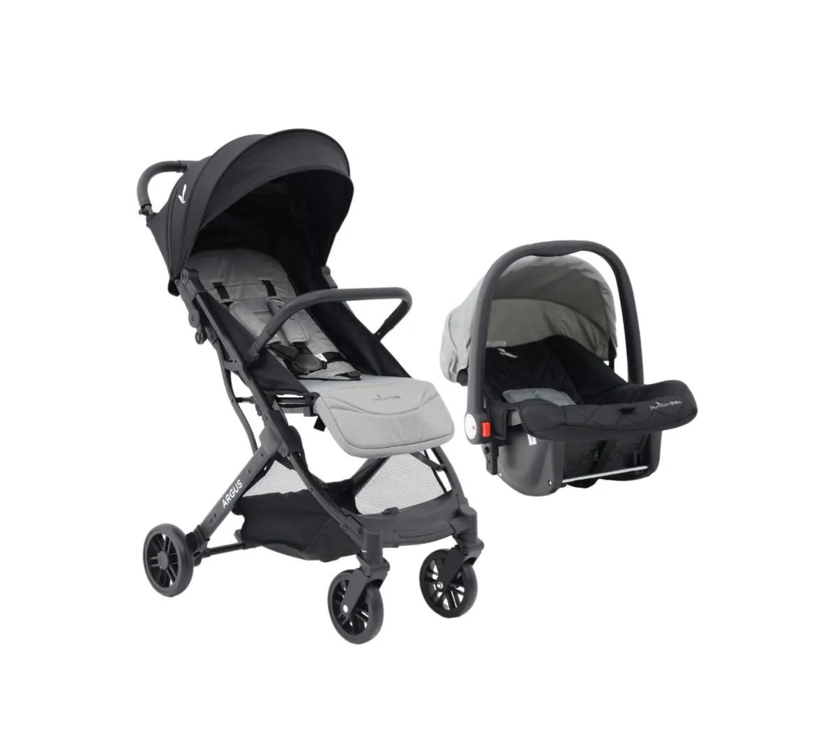 Carrito Ultracompacto Premium Baby c/ Baby Seat (sin Base) Argus Gris