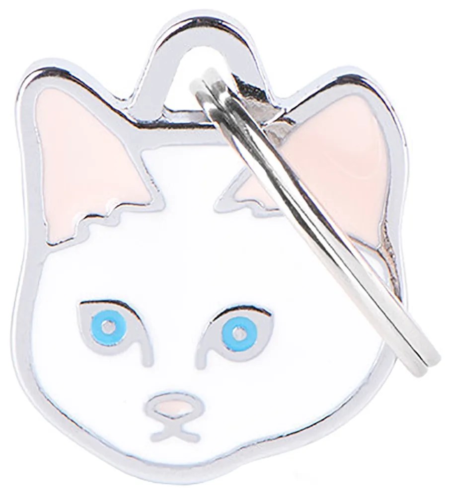 Placa de identificación MyFamily Friends Gato White European Shorthair MF36NWHITE