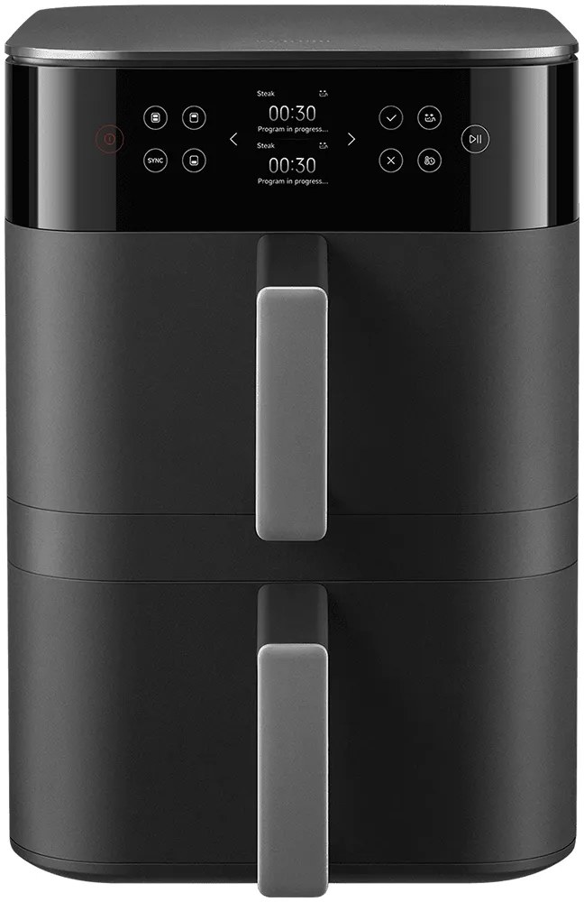 Freidora Eléctrica Xiaomi MAF-DS1201 Smart Double Stack Air Fryer 12L 220V/50-60Hz Black