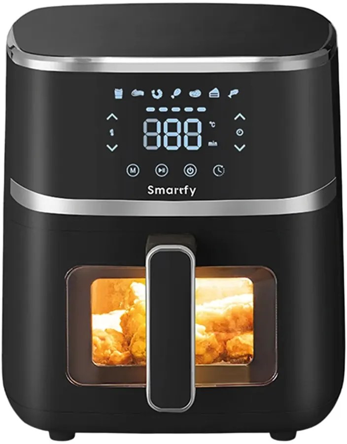 Freidora Eléctrica SmartFy Air Fryer AF07B 5.5L 1400W 220V/50-60Hz