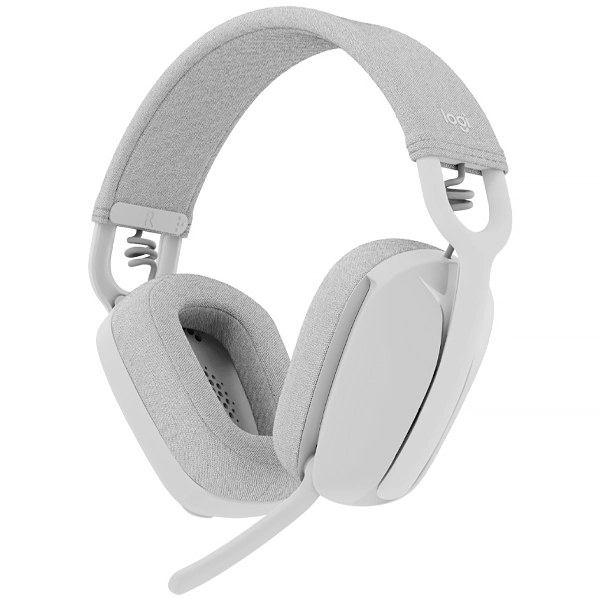 Headset Inalámbrico Logitech Zone Vive 100 para PC y Smartphone - Blanco Gris
