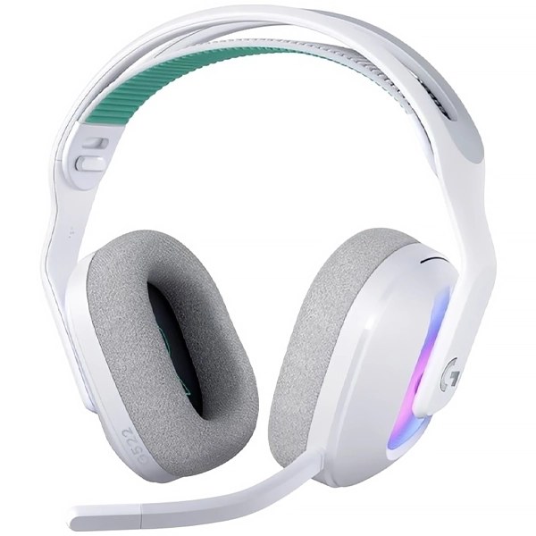 Headset Gaming Inalámbrico Logitech G522 con USB para PC PS5 Nintendo Switch - Blanco Gris
