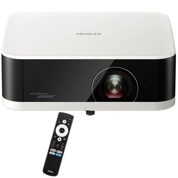 Proyector Epson Lifestudio Pop EF-61G 700 ANSI Lumens con Wi-Fi Bluetooth Bivolt - Blanco Negro