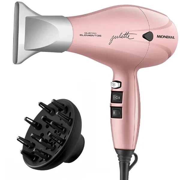 Secador de Cabello Mondial Juliette SCP-JU-01 2.000 watts 220V ~ 50 60 Hz - Rosa