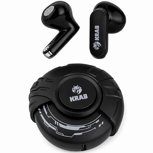 Auricular Inalámbrico Gaming Krab KBA832 - Negro