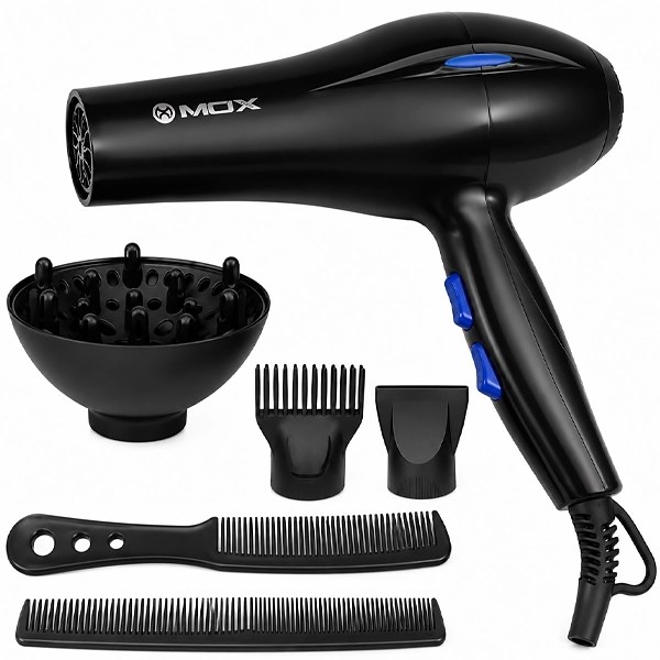 Secador de Cabello MOX MO-HD4001 4.000 watts 110 V ~ 60 Hz - Negro