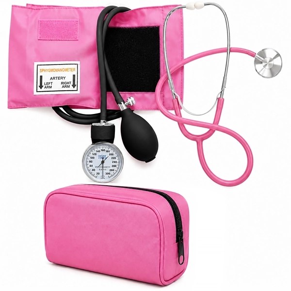 Aparato de Presión Analógico More Fitness MF-213 - Rosa