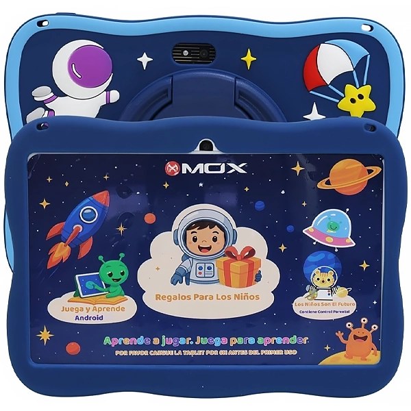 Tablet MOX MO-TK138 128GB 6GB RAM de 7" 8MP 5MP + Funda Azul