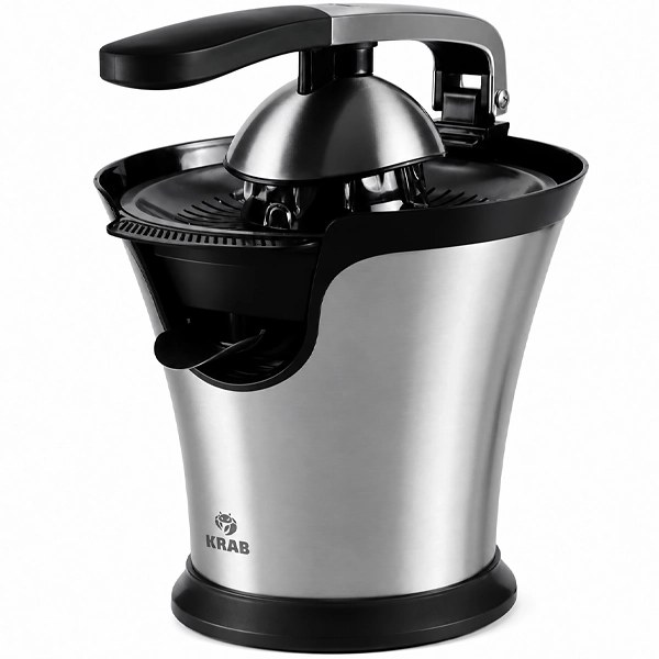 Exprimidor de Frutas Krab KBEP60 600 watts 220 - 240 V ~ 50 60 Hz - Negro Plata