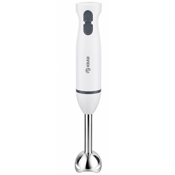 Mixer Krab KBMX10 600 watts 220 - 240 V ~ 50 60Hz - Blanco Plata