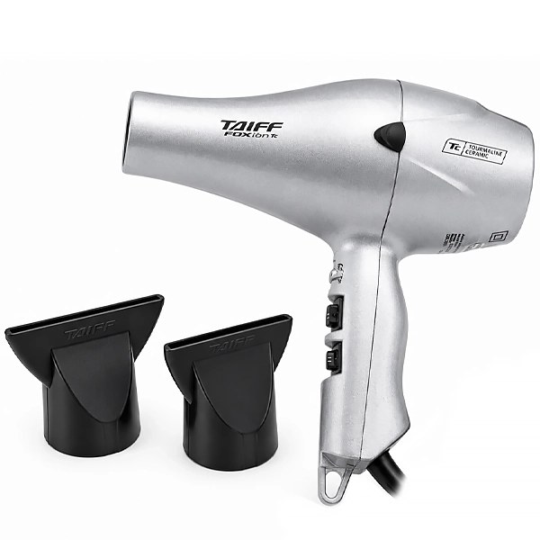 Secador de Cabello Taiff Tourmaline Ceramic SECTC21 2.100 watts 220 - 230 V ~ 50 60 Hz - Plata Negro