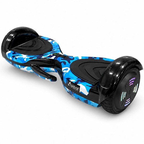 Scooter Eléctrico Audisat Urban Curve X 6.5" Bluetooth Speaker - Camouflaged Blue + Bolsa (3 Meses de Garantia)