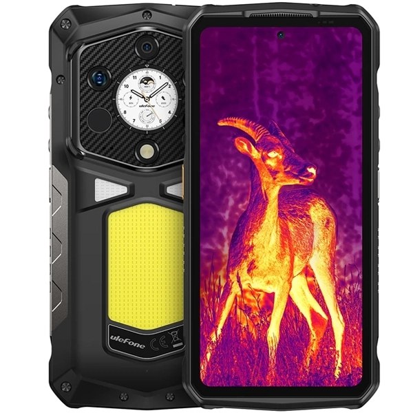Celular Ulefone Armor 29 Pro (Thermal Version) NFC Dual SIM de 512GB 16GB RAM de 6.67" 50+64+50MP 50MP - Marvel Black