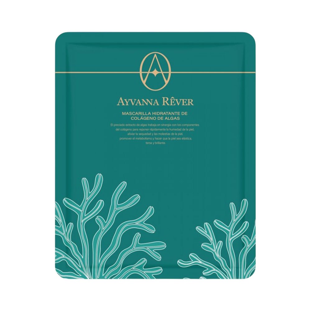 Mascarilla Facial Ayvanna Rêver Hidratante De Colágeno De Algas 22 Ml
