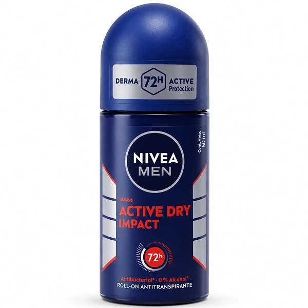 Desodorante Roll-On NIVEA Men Active Dry Impact 50ml