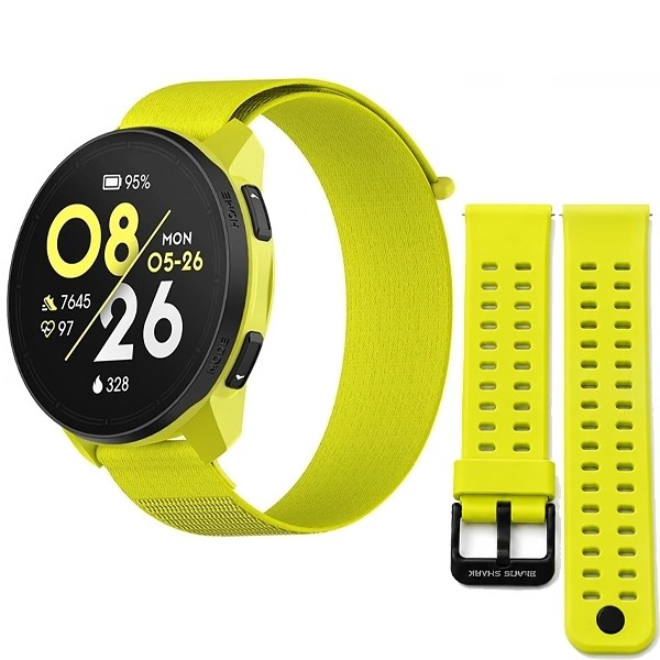 Reloj Black Shark Run BS-W2412 con GPS Bluetooth - Negro Amarillo + Pulsera (Anatel)