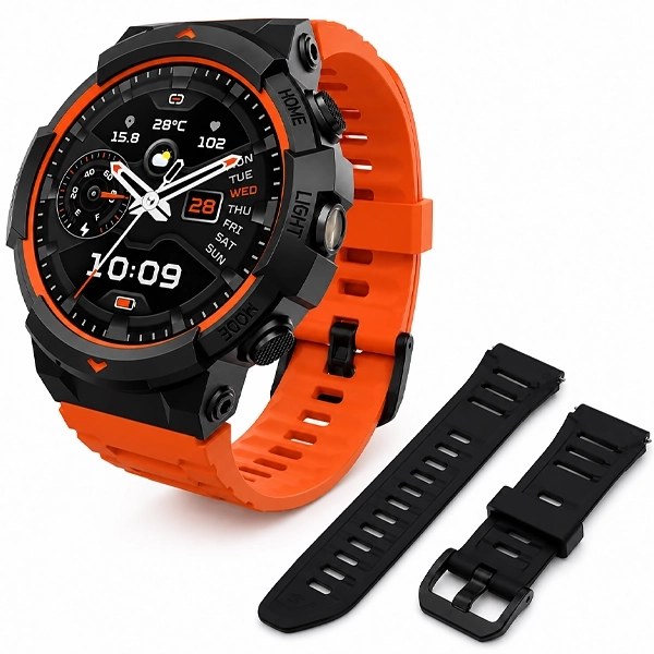 Reloj Black Shark GS3 Sport BS-W2402 con GPS Bluetooth - Lava Black + Pulsera (Anatel)