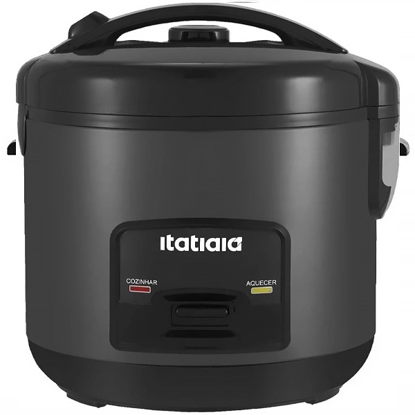 Olla Eléctrica de Arroz Itatiaia PAESS1003 400 watts 1 Litro 127V ~ 60Hz - Gris Negra
