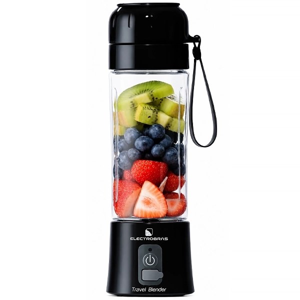 Licuadora Portable Electrobras Travel Blender EBTB-71 70 watts 350ml - Negro