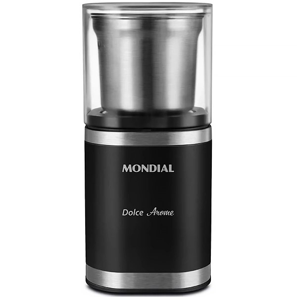 Moledor de Café Mondial Dolce Arome MCF-01-BI 180 watts 127V ~ 60Hz - Negro