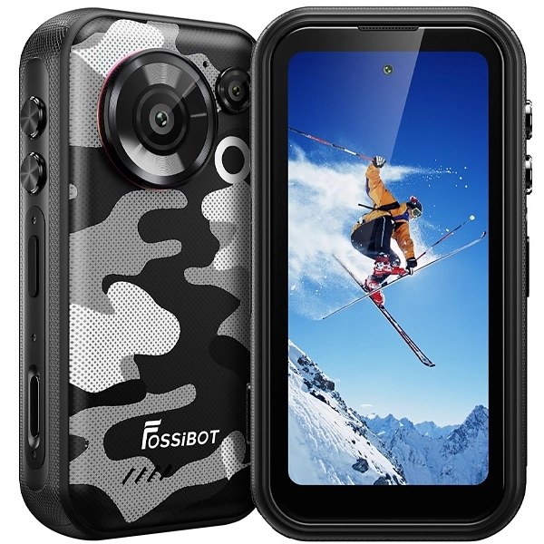 Celular Fossibot F116 Pro NFC Dual SIM de 256GB 12GB RAM de 4" 48+50MP 32MP - Negro Camuflado
