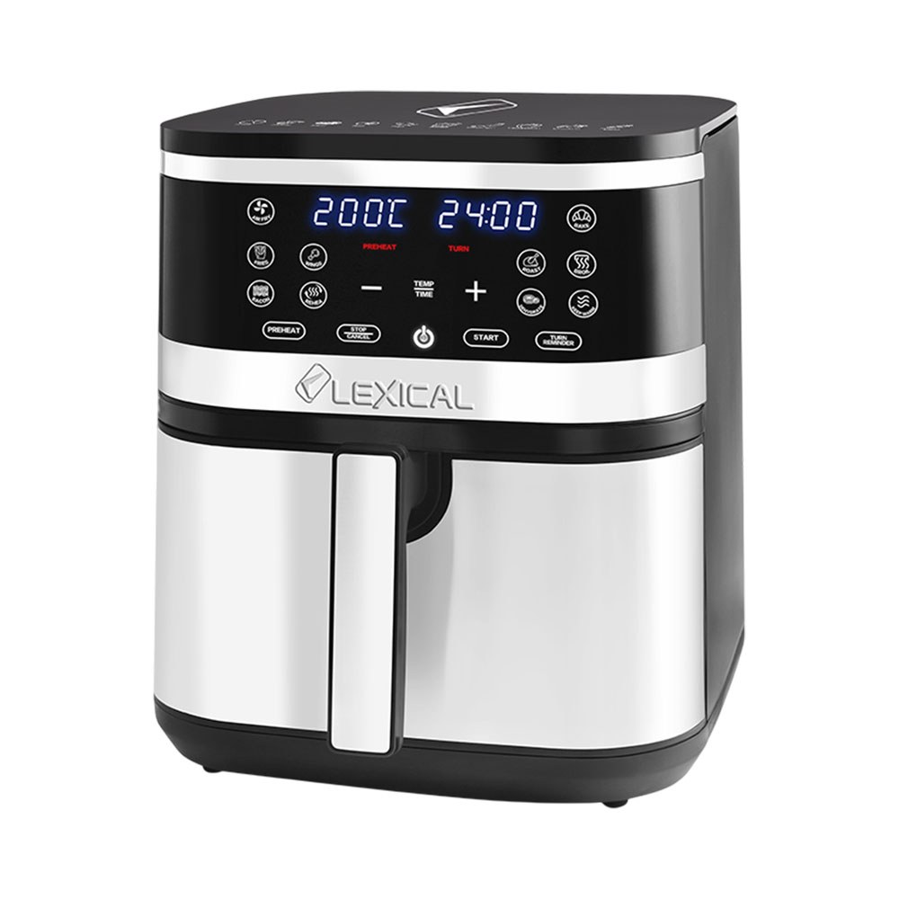 Freidora Air Fryer Lexical Laf 3050 8 L 1800 W 220 V Negro/Plata