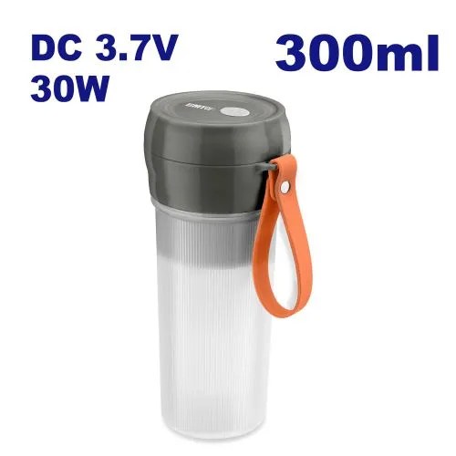 Licuadora inalambrica portatil 3.7V. 300ml. Negra. Emtop. Edicion limitada.