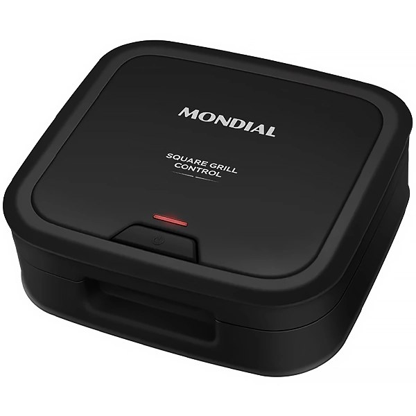 Mixtera y Grill Mondial Square Control SQ-02-FB 3 en 1 800 watts 220V ~ 50 60Hz - Negro