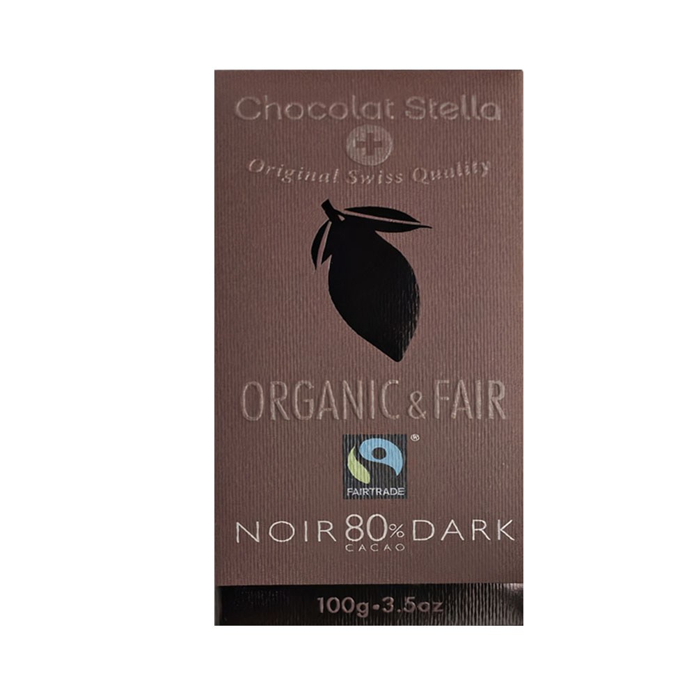 Chocolate Stella Organic & Fair 80% Cacao 100 G